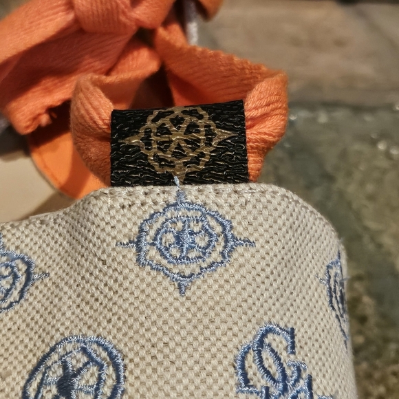 Guess Espadrilles with Orange Ankle Tie Sz 8.5 - Picture 7 of 11